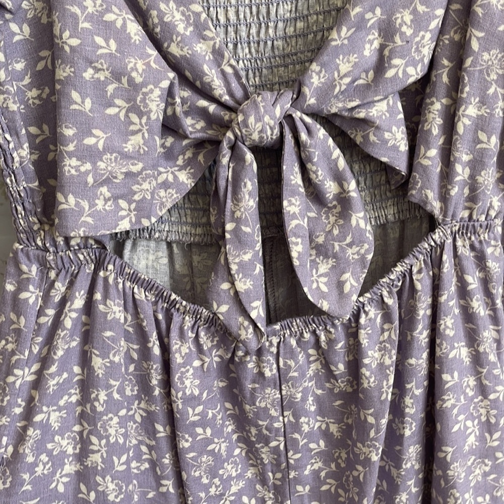 Rewind Floral Open Front Jumpsuit l SIZE M - Picture 3 of 10